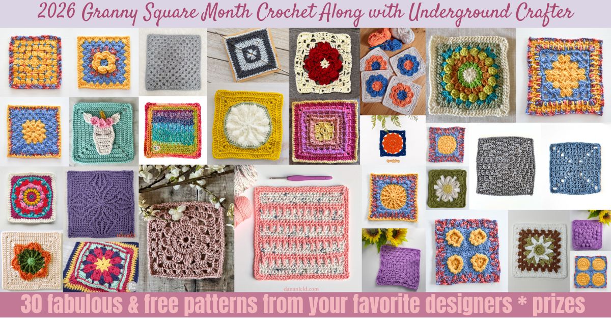 Granny Square Month Crochet Along 2026